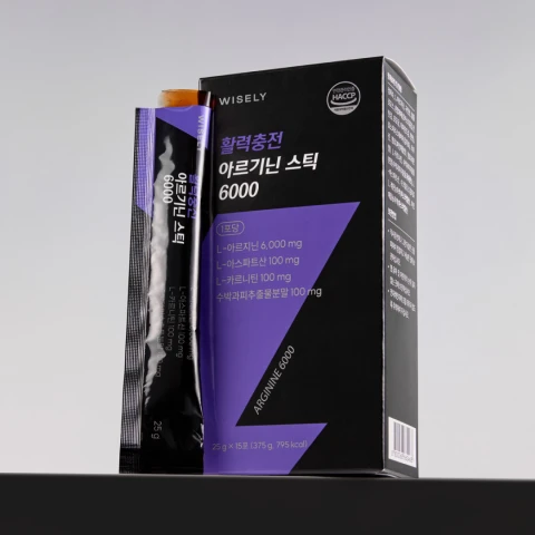 활력충전 아르기닌 젤리 스틱 6000 (15일분)