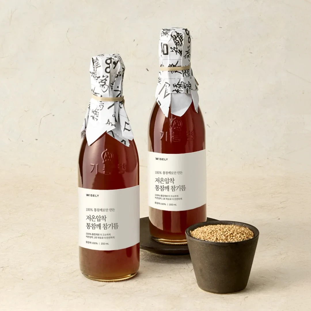 저온압착 100% 통참깨 참기름 350ml (참깨: 외국산)