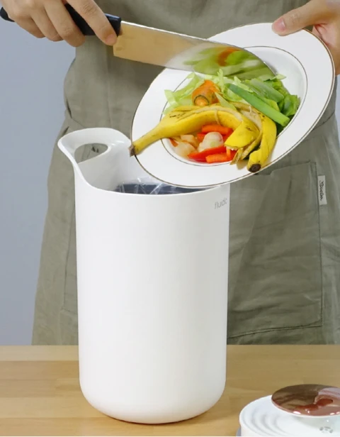 진공 음식물 쓰레기통 3L