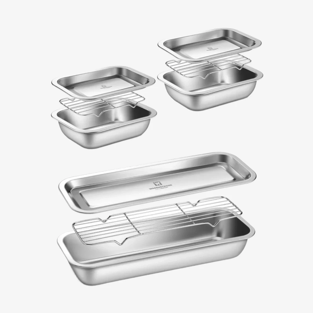 스텐 사각 모듈트레이 3p세트 (1호 2p+2호 1p)