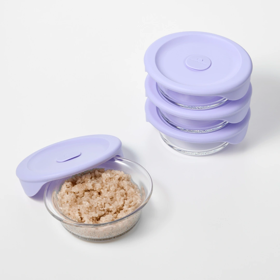 데일 걱정 없는 내열유리 밥용기 355ml 4개입