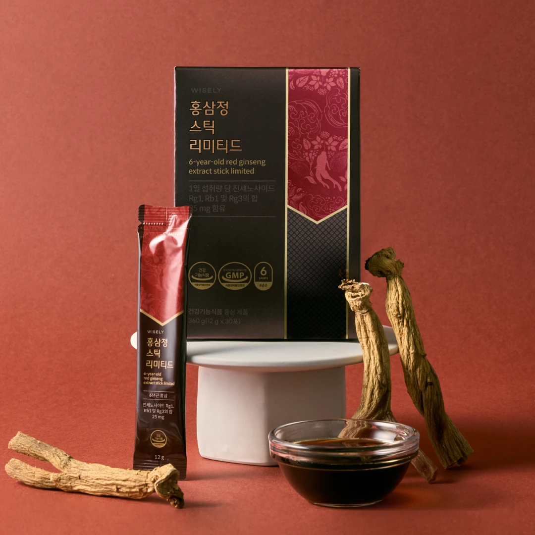[진세노사이드 함량 25mg] 홍삼정 스틱 리미티드 (1개월분)