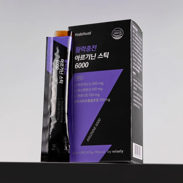활력충전 아르기닌 젤리 스틱 6000 (15일분)