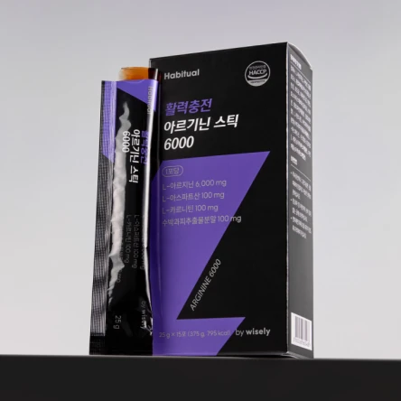 활력충전 아르기닌 젤리 스틱 6000 (15일분)