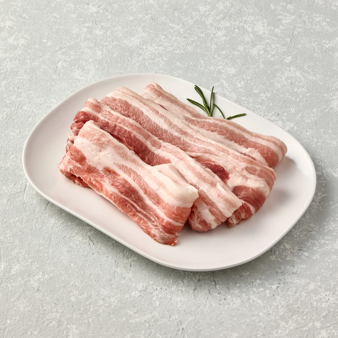 미추리없는 초신선 한돈 삼겹살 구이용 500g (보통 1.6cm)ㅣ월~금 16시 전 재입고