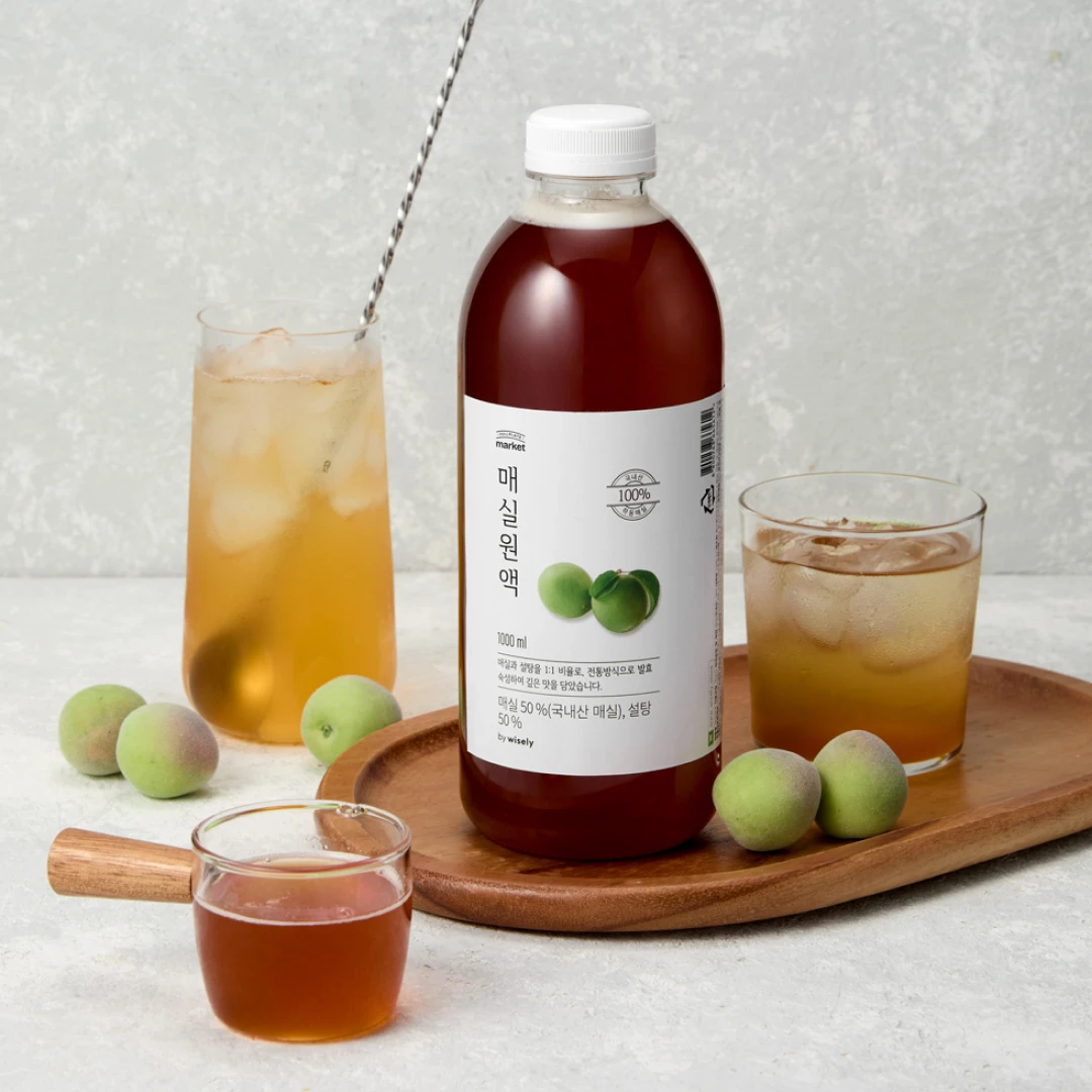 전통방식 발효 숙성 하동 매실원액 1L