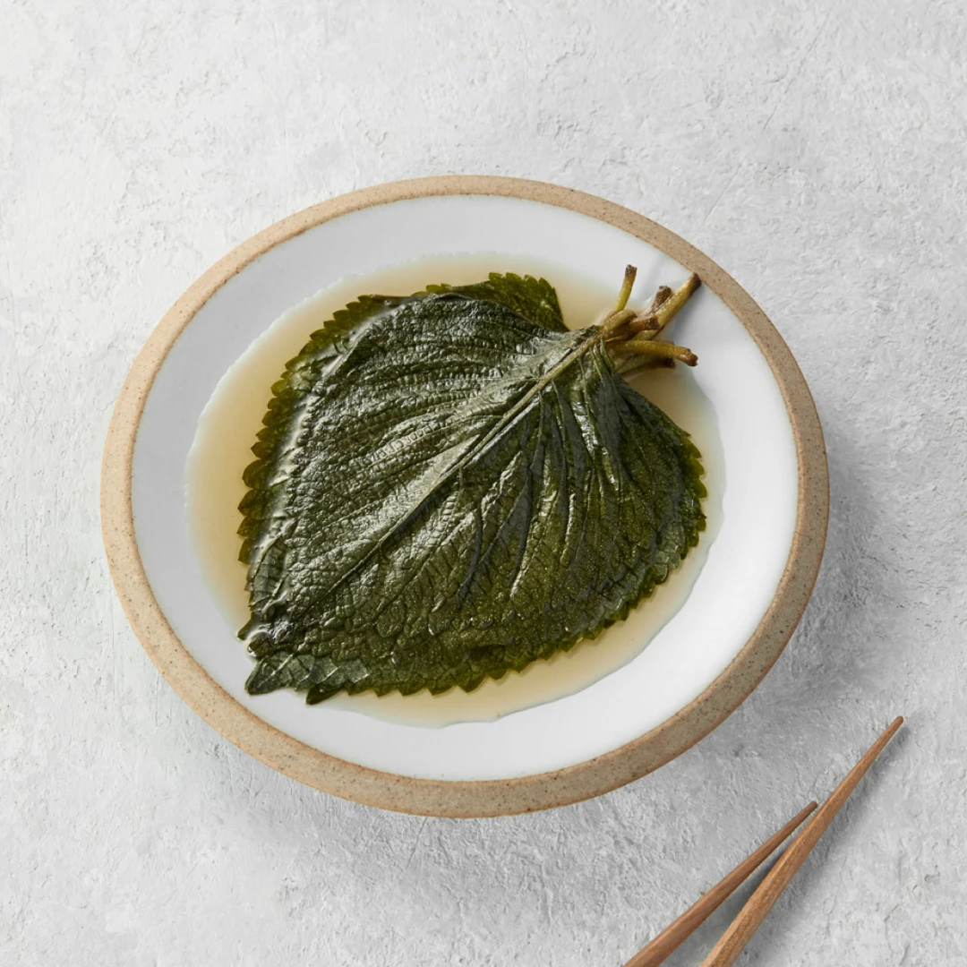 국산 깻잎으로 만든 밥도둑 깻잎장아찌 500G