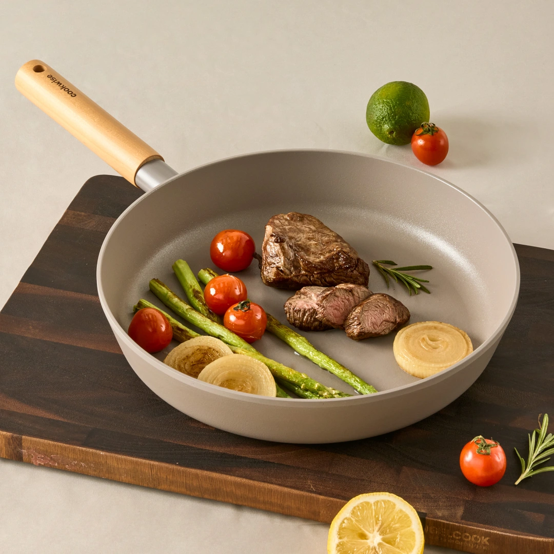 [재입고] 우드핸들 IH 프라이팬 28cm