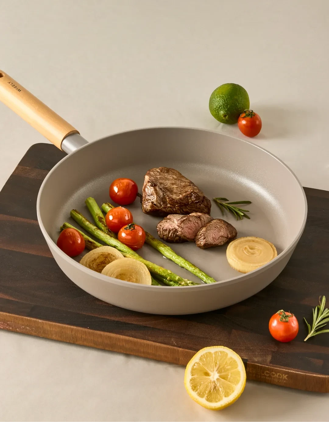 [재입고] 우드핸들 IH 프라이팬 28cm