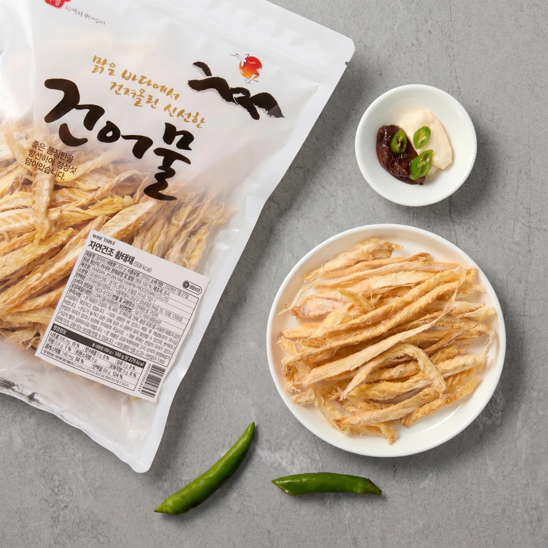 고소한 자연건조 황태채 200g