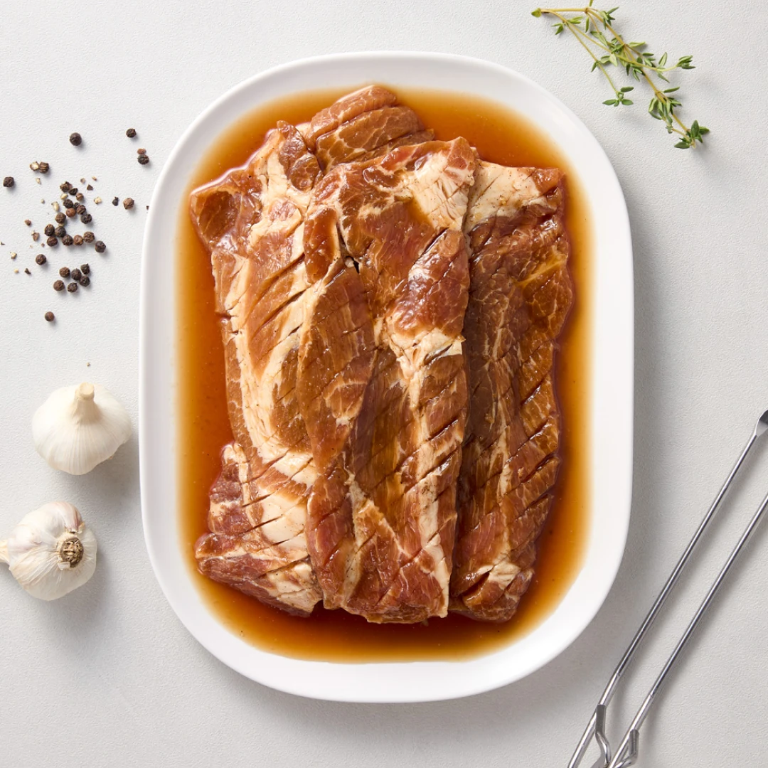 72시간 숙성 양념 칼집목살구이 1kg