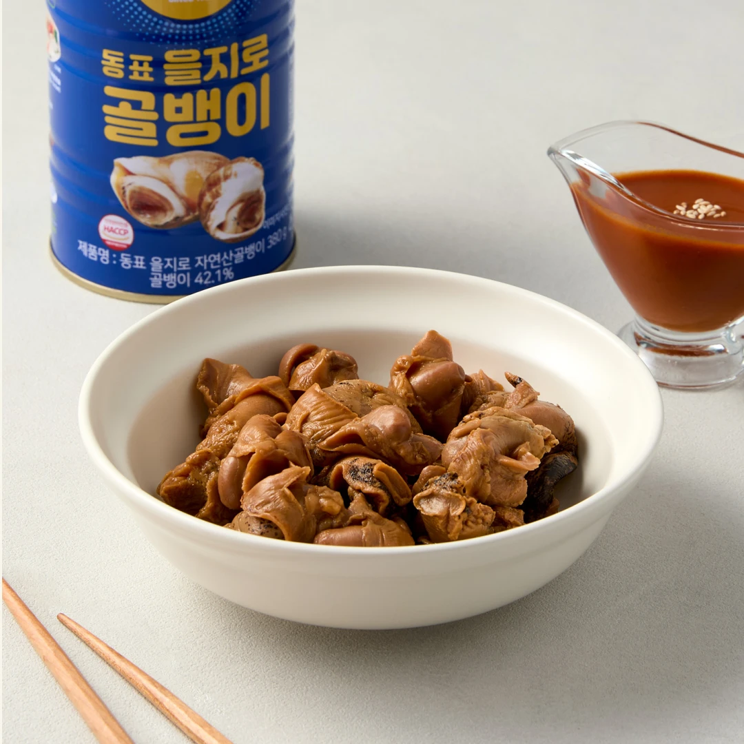 쫄깃탱글 자연산 한 입 골뱅이 380g