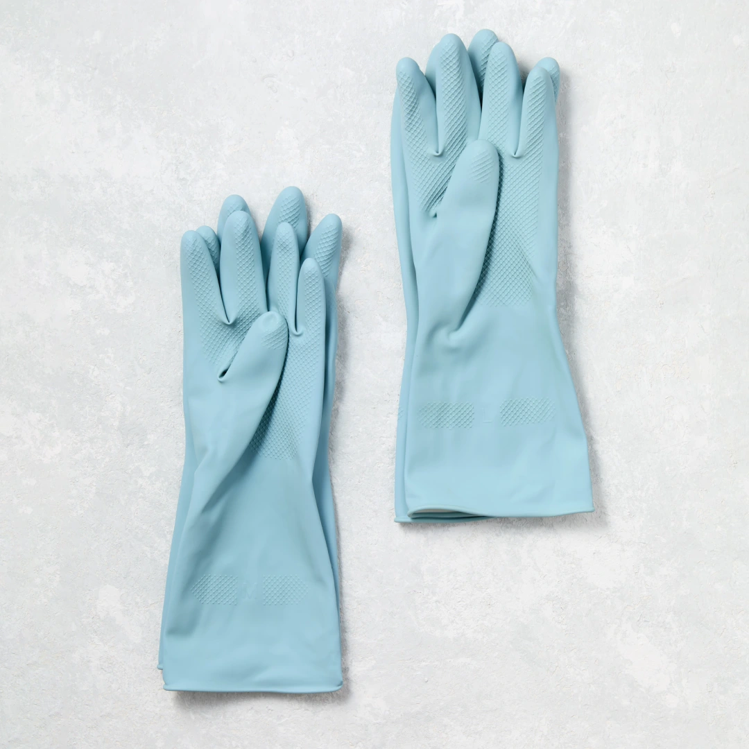 구멍 걱정 없는 고무장갑(L)