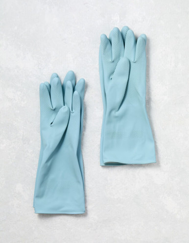 구멍 걱정 없는 고무장갑(L)