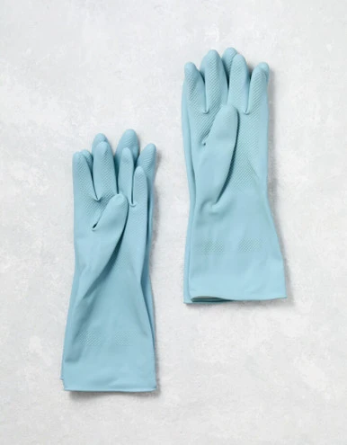 구멍 걱정 없는 고무장갑(L)