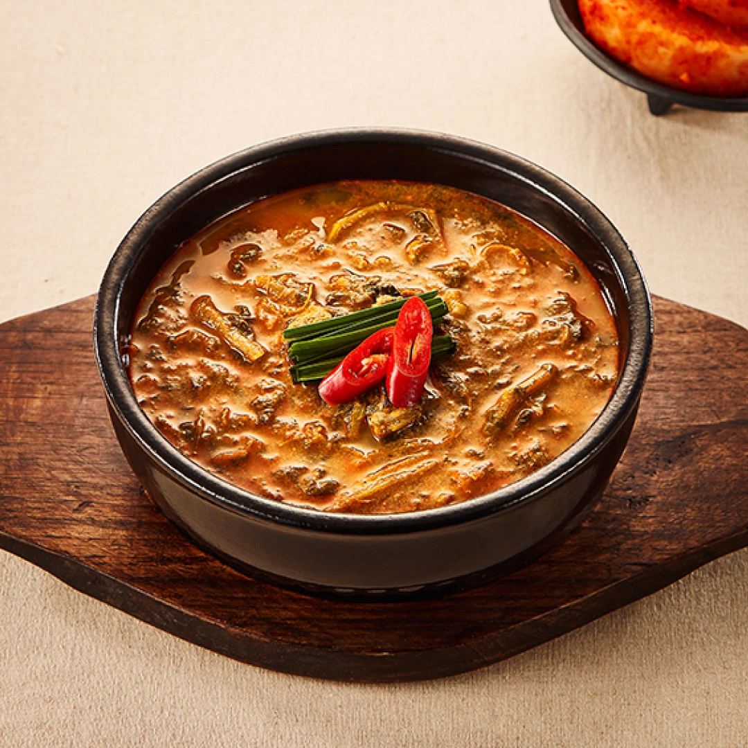 국산미꾸라지10.5%,무청10% 얼큰추어탕 450g