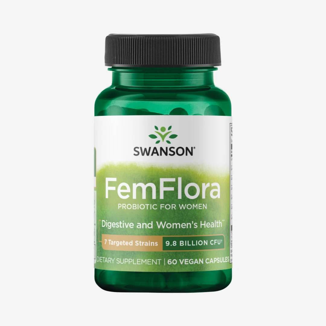 스완슨 펨플로라 프로바이오틱 포 우먼 98억 CFU 캡슐, 60정, 1개