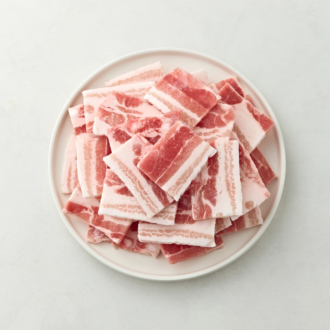 바로굽는 한돈 옛날 삼겹살 1kg