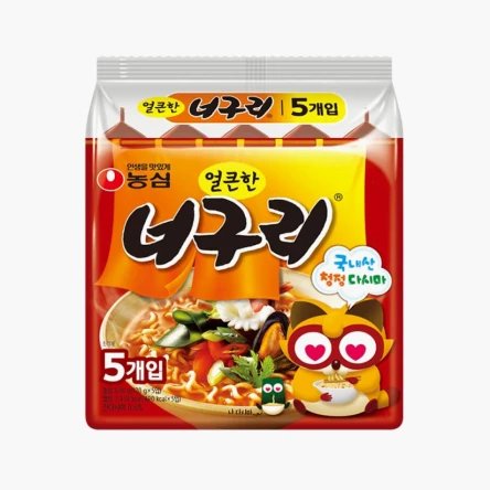 얼큰한 너구리 120g*5개입