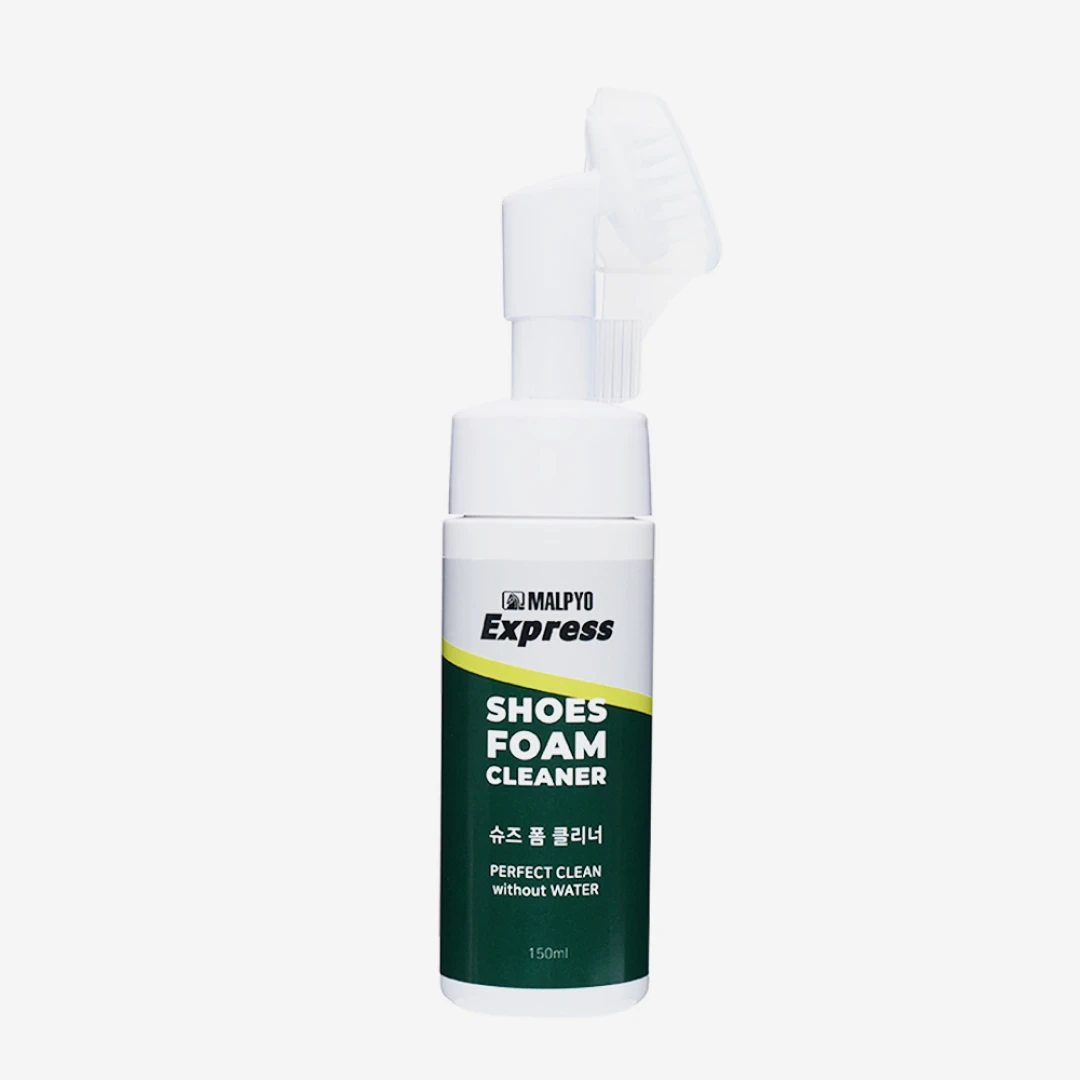 물 없이 간편히 쓱싹! 말표 슈즈 폼 크리너 브러쉬형 150ml