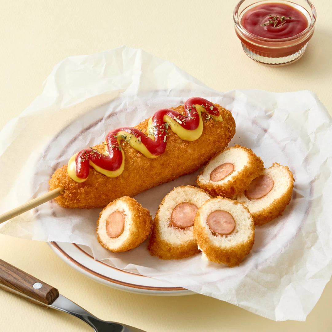 쫄깃 바삭한 크리스피 핫도그 80g*10개입