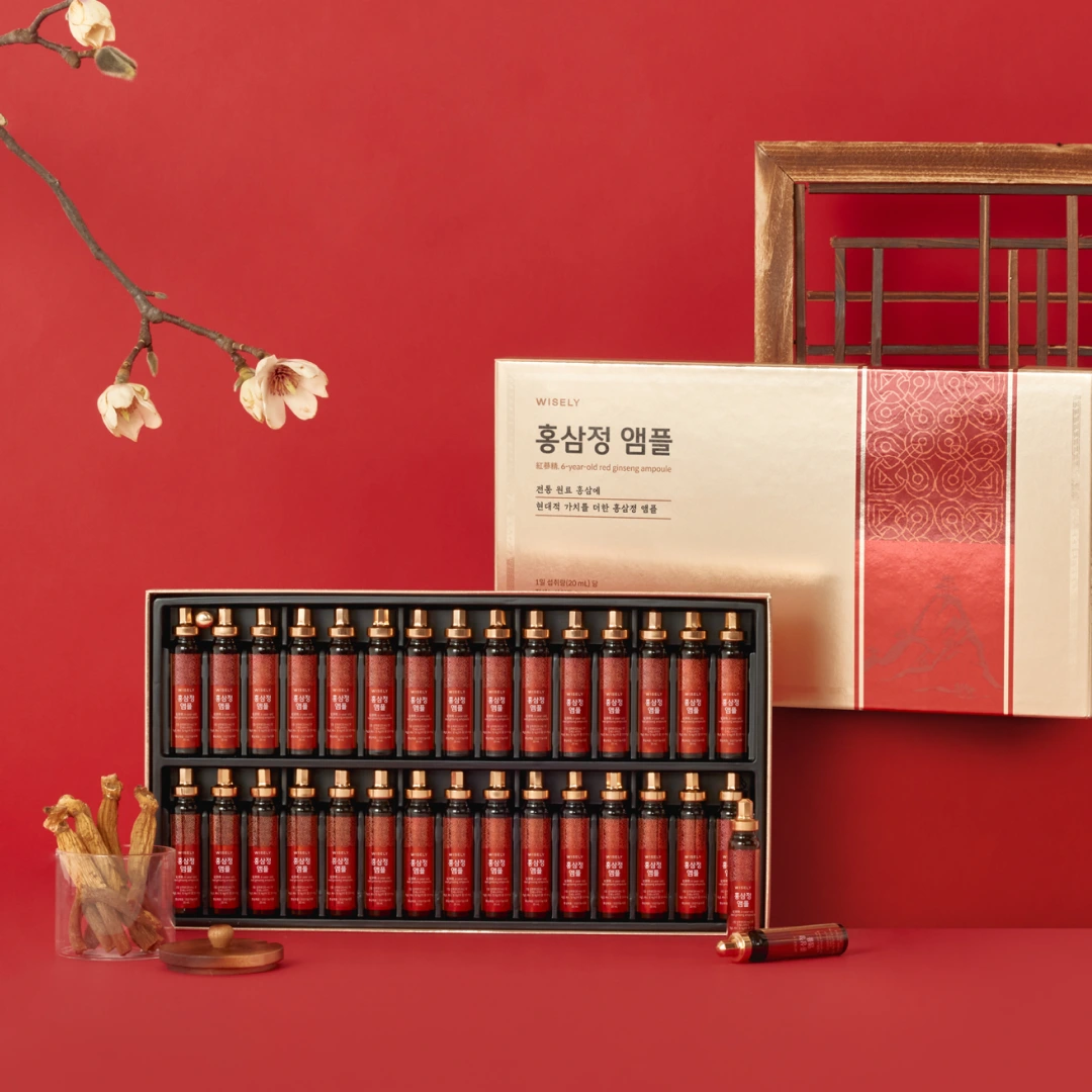 국내산 6년근 홍삼농축액 100% 홍삼정 앰플 선물세트 (1개월분)