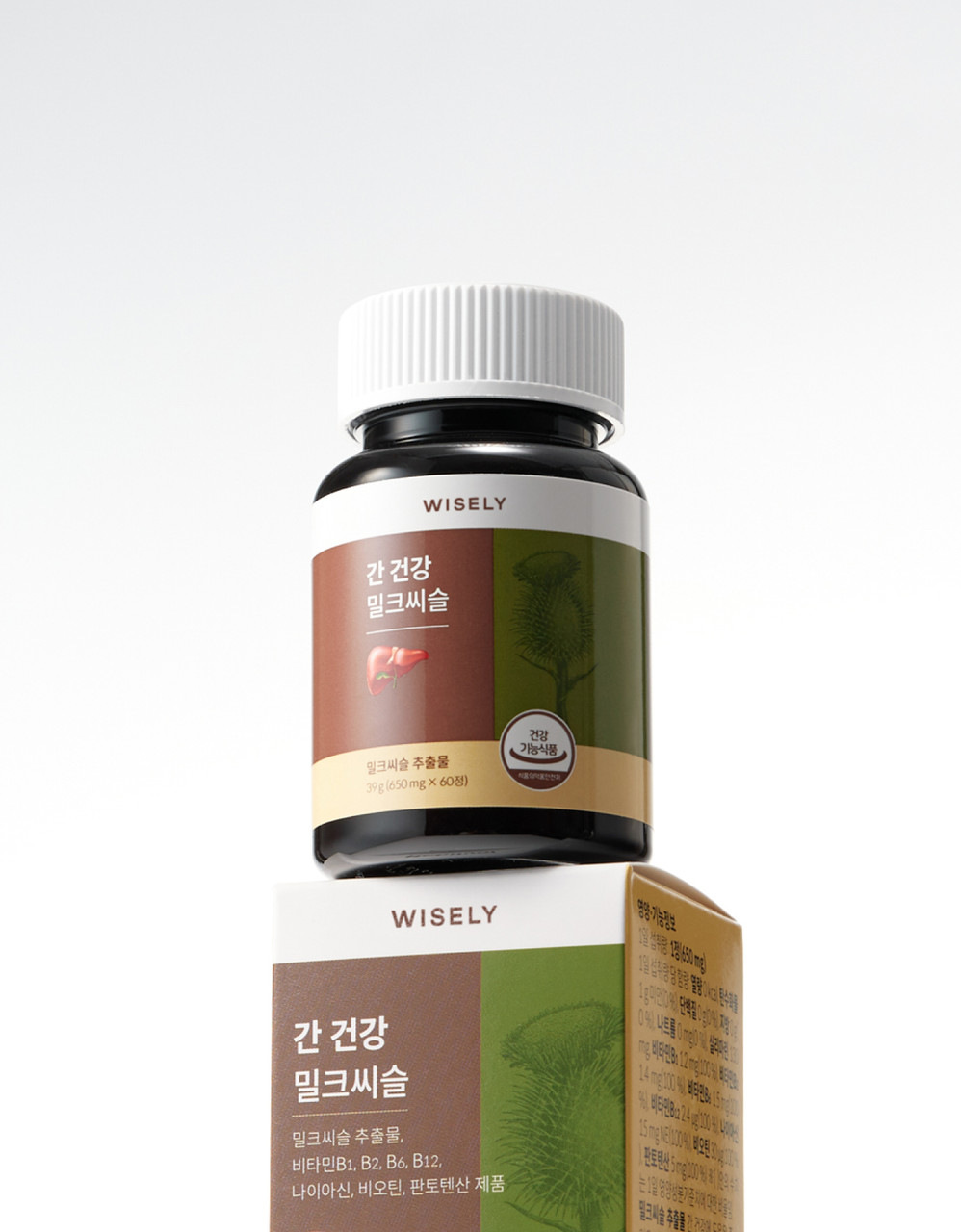 [밀크씨슬·비타민B군] 간 건강 밀크씨슬 플러스 (2개월분)