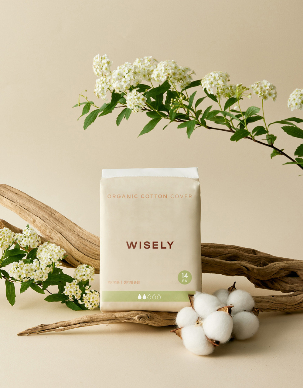 유기농 생리대 중형 14개입