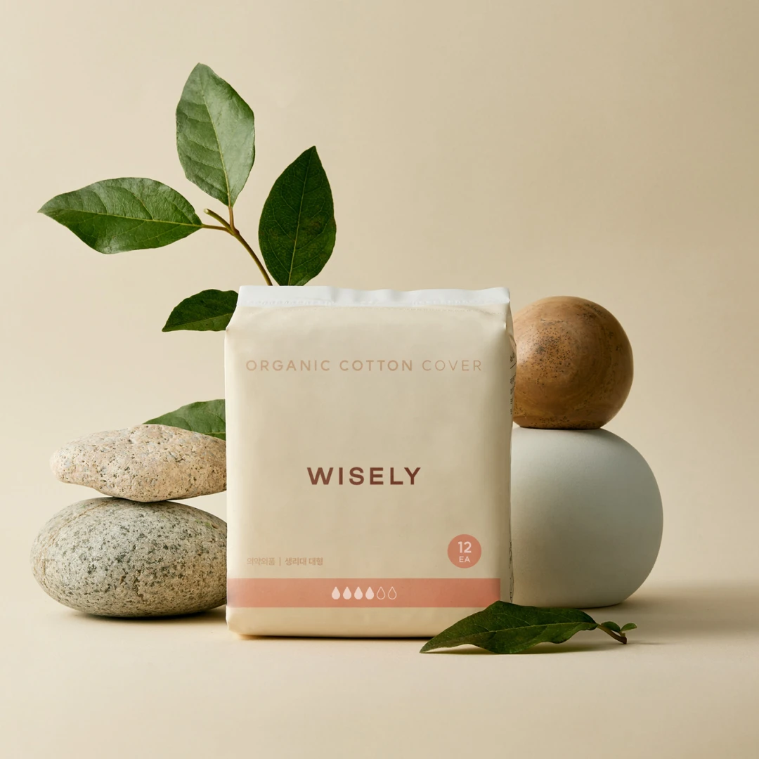 유기농 생리대 대형 12개입