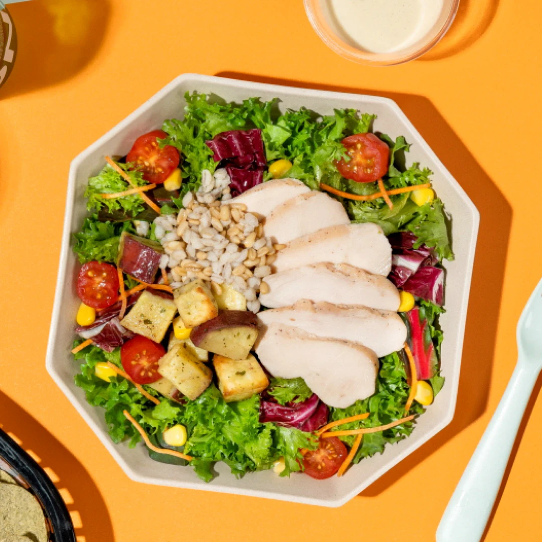 [스윗밸런스 식단관리] 구운고구마&닭가슴살 샐러드 300g