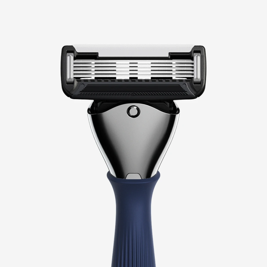 와이즐리 5중날 면도기 PRO 미드나이트 네이비 (SENS 호환 가능)