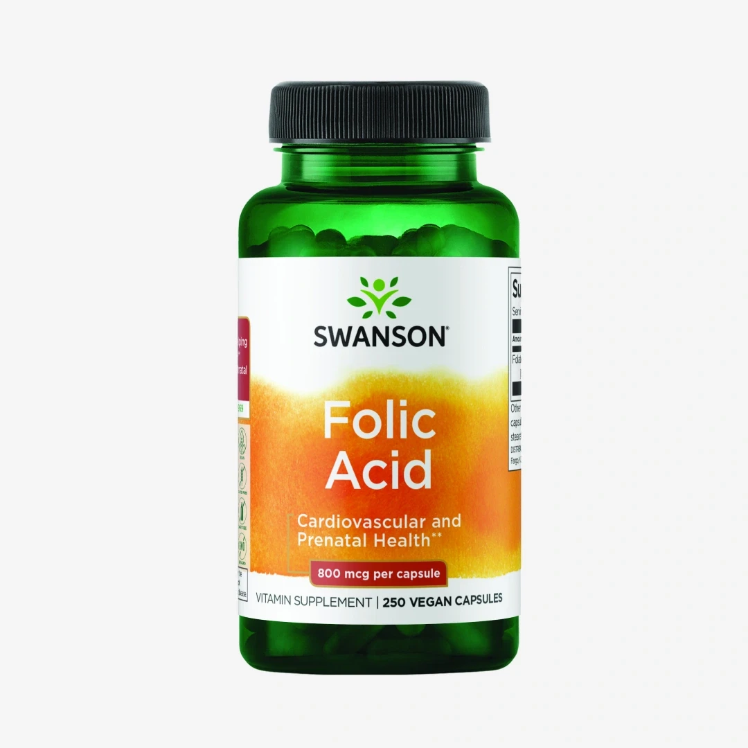 스완슨 엽산 800mcg 캡슐, 250정, 1개