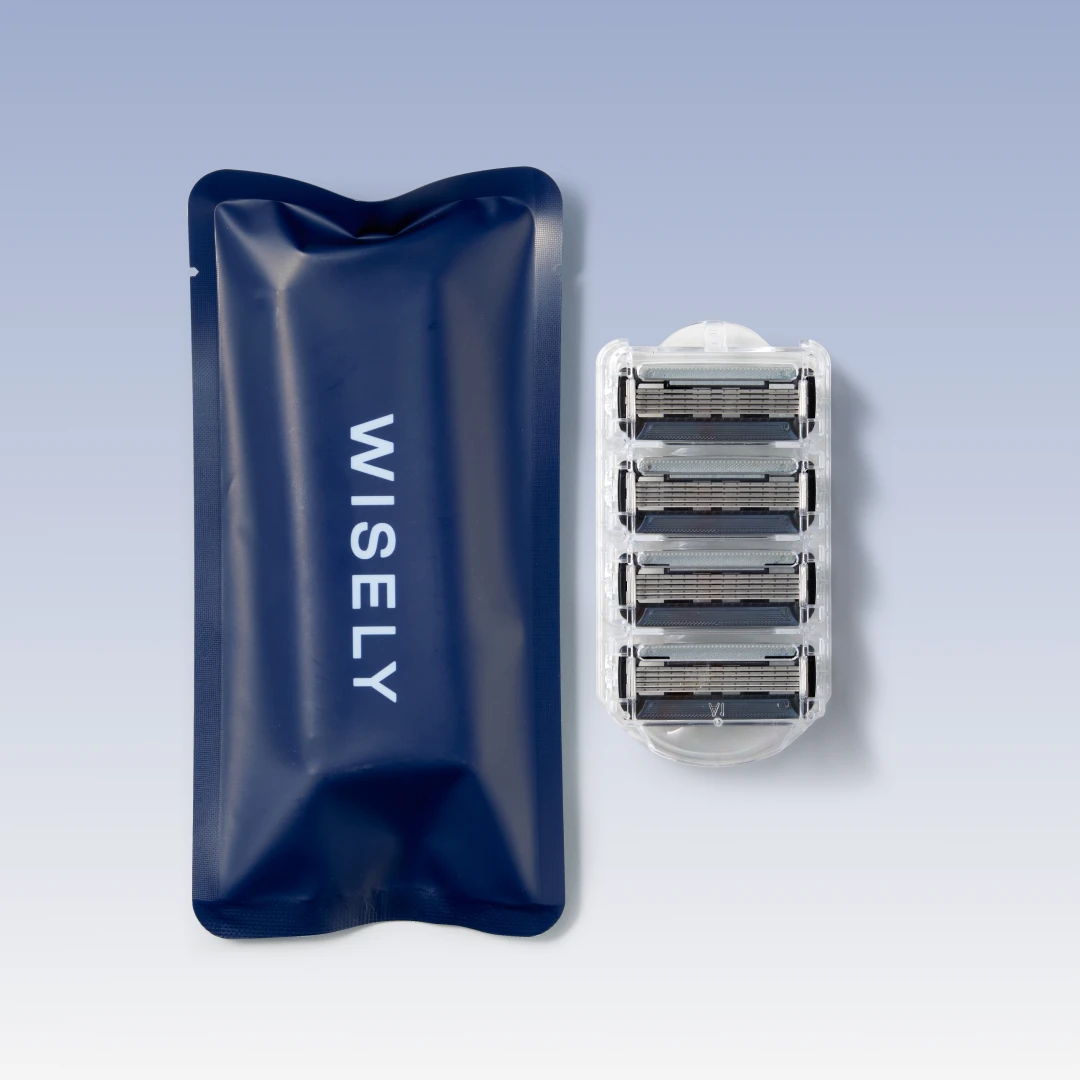 와이즐리 5중날 면도날 리필 PRO (4개입)