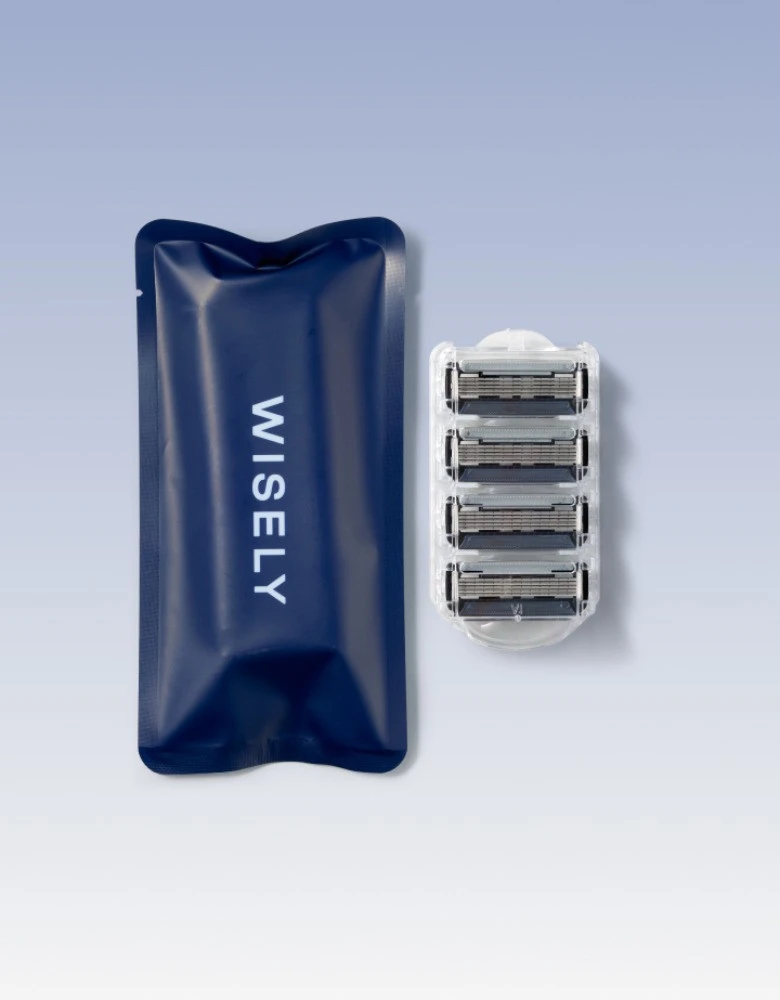 와이즐리 5중날 면도날 리필 PRO (4개입)