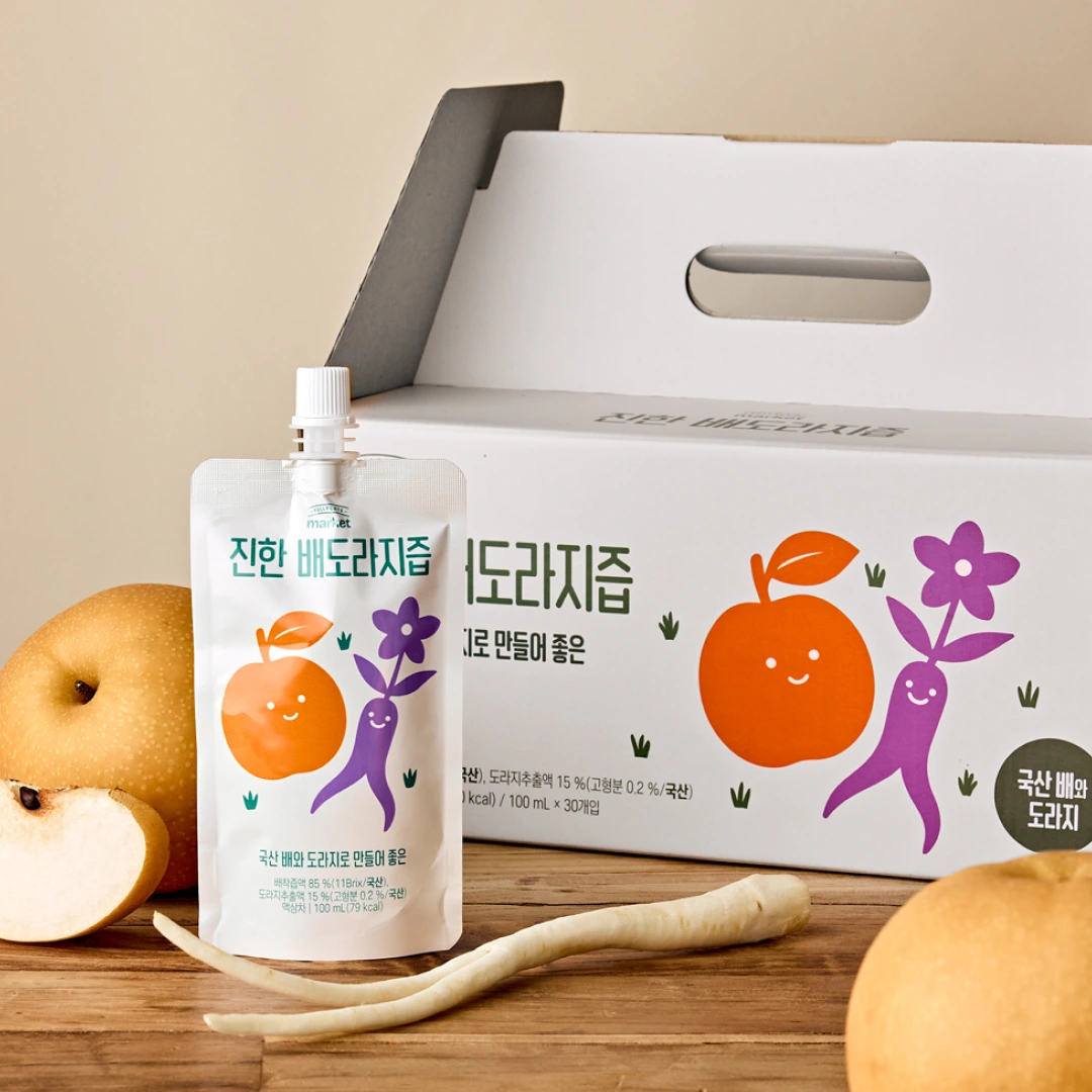 국산 배·도라지 가득 아이 배도라지즙100ml(30입)