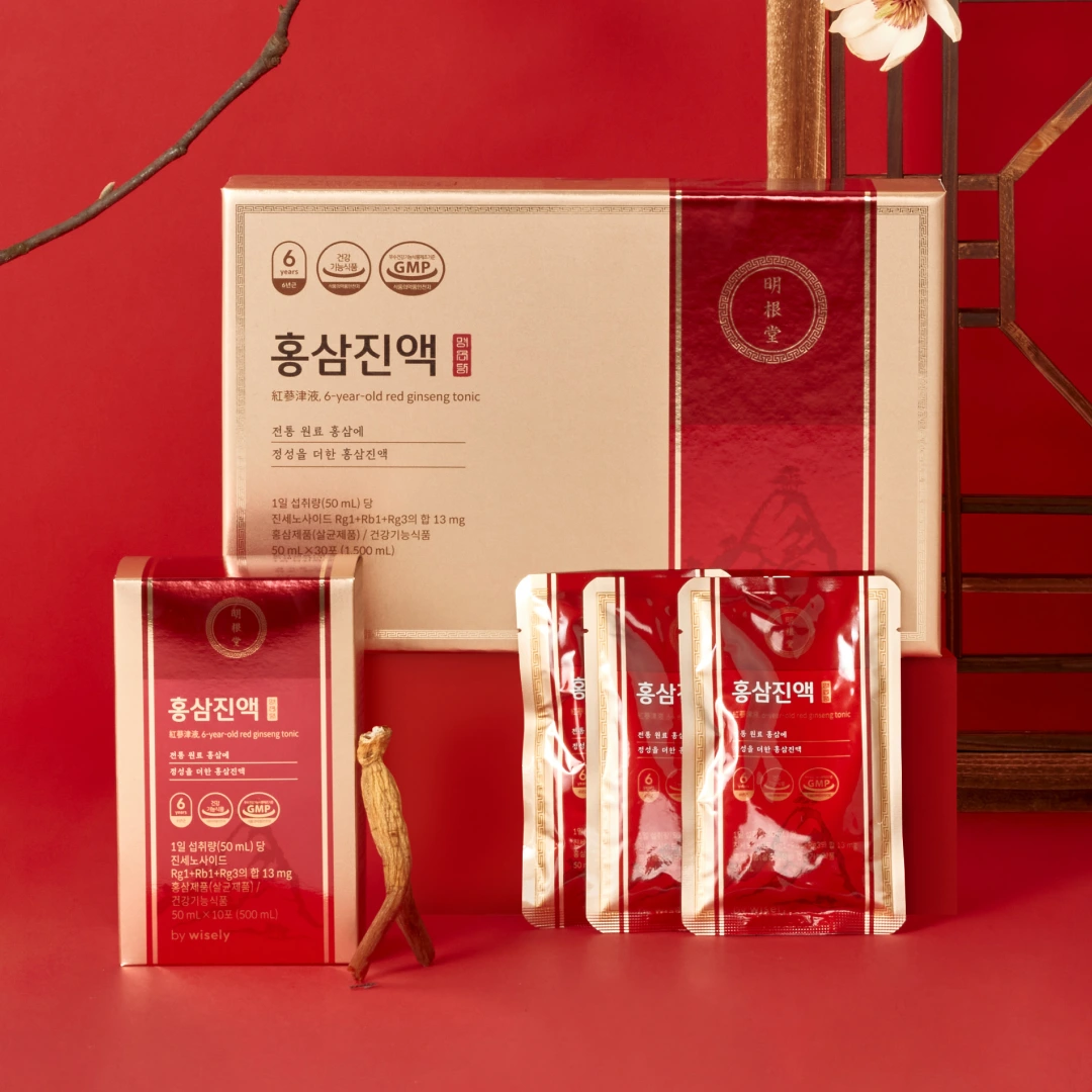 국내산 6년근 홍삼농축액 100% 홍삼진액 선물세트 50ml(30일분)