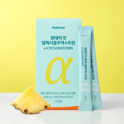 원데이 컷 알파시클로 덱스트린, 파인애플맛, 30포 (1개월분)