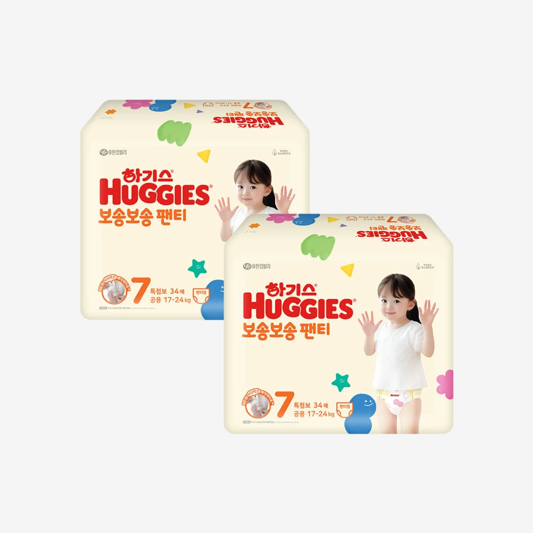 보송보송 팬티 7단계 2팩