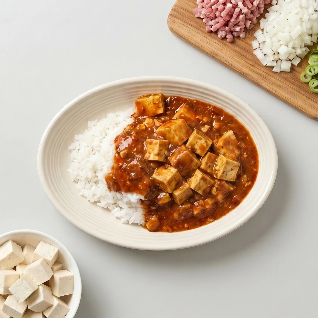 한끼 뚝딱! 매콤한 감칠맛이 가득한 마파두부덮밥 180g