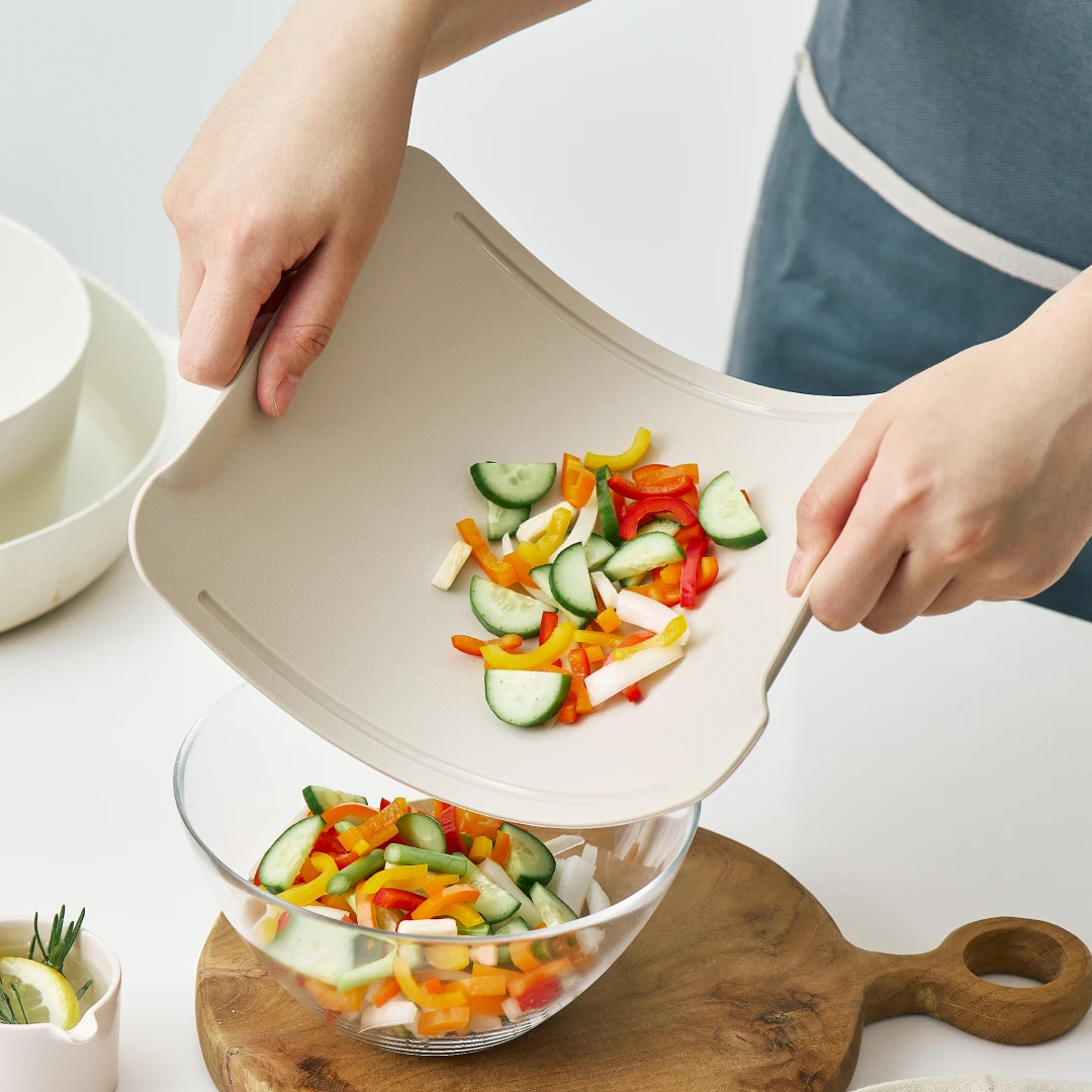 실리만 칼 자국이 나지않는 TPU 안심 도마 (대형, 코코아)