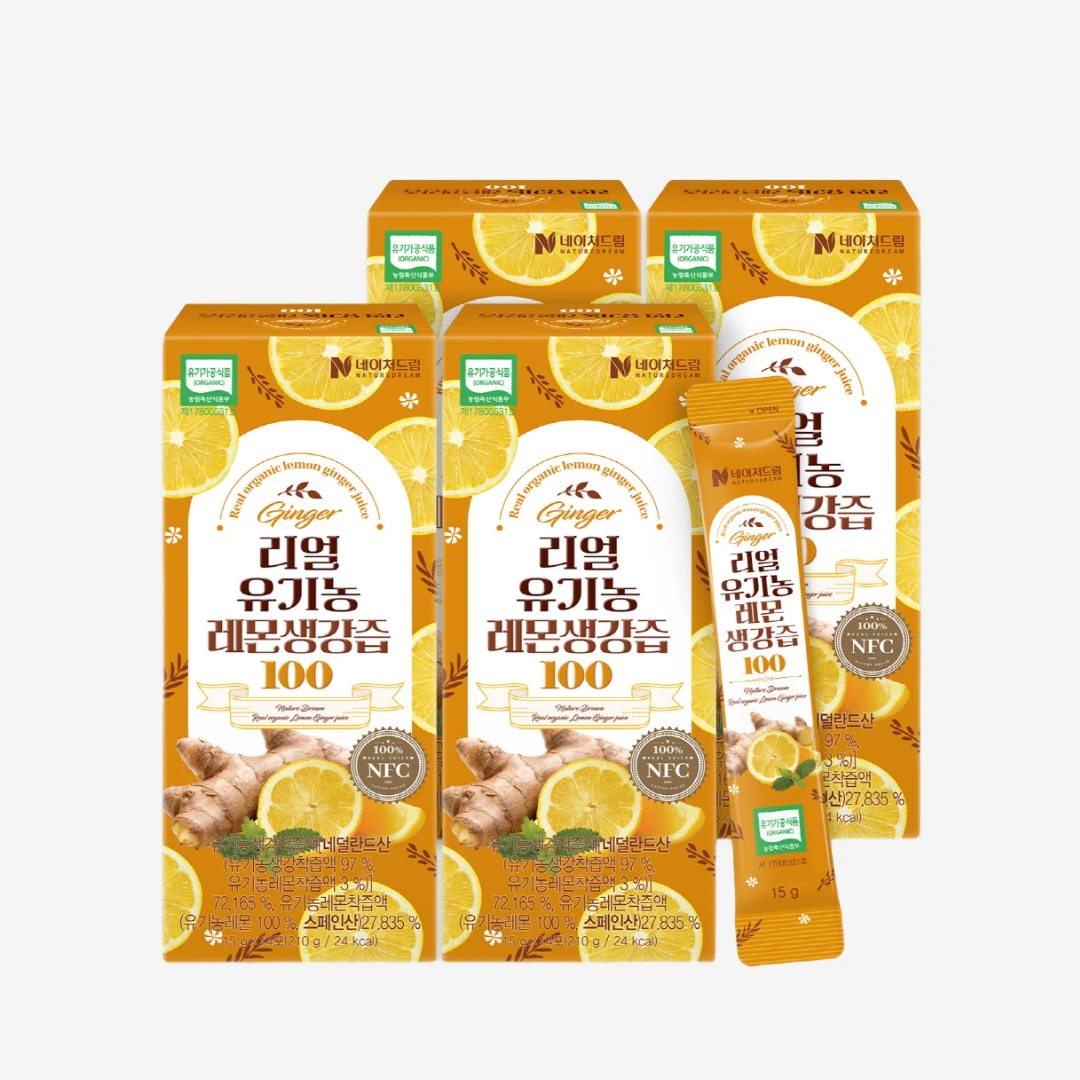 [한정수량] 네이처드림 레몬생강즙 100 15g*14포*4박스