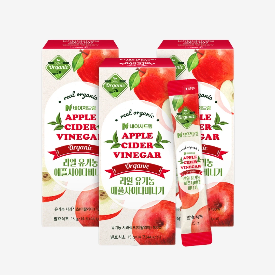 [한정수량] 네이처드림 애플사이다비니거 15g*14포*3박스