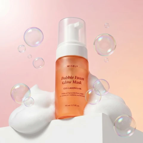 피부에 사르르, 화잘먹 퀵 버블폼 광채 마스크 110ml