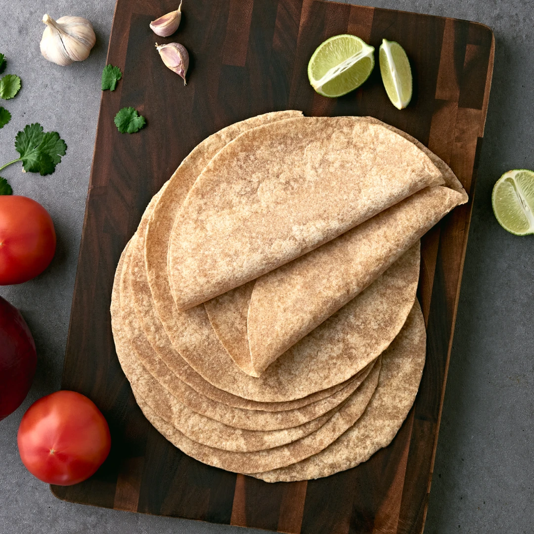 부드럽고 고소한 통밀 59% 듬뿍 또띠아 540g(45gx12장/8인치 약 20cm)