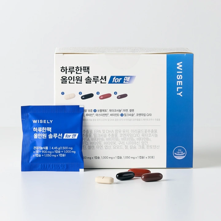 하루한팩 올인원 솔루션 for 맨 (30포)