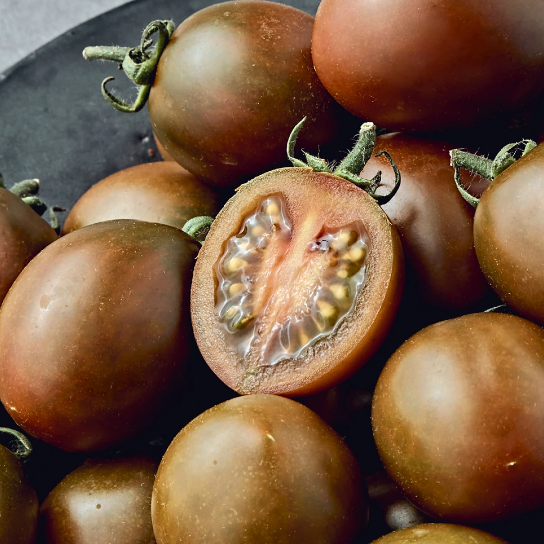 [산지직송] 탄탄한 과육의 흑대추방울토마토 1kg