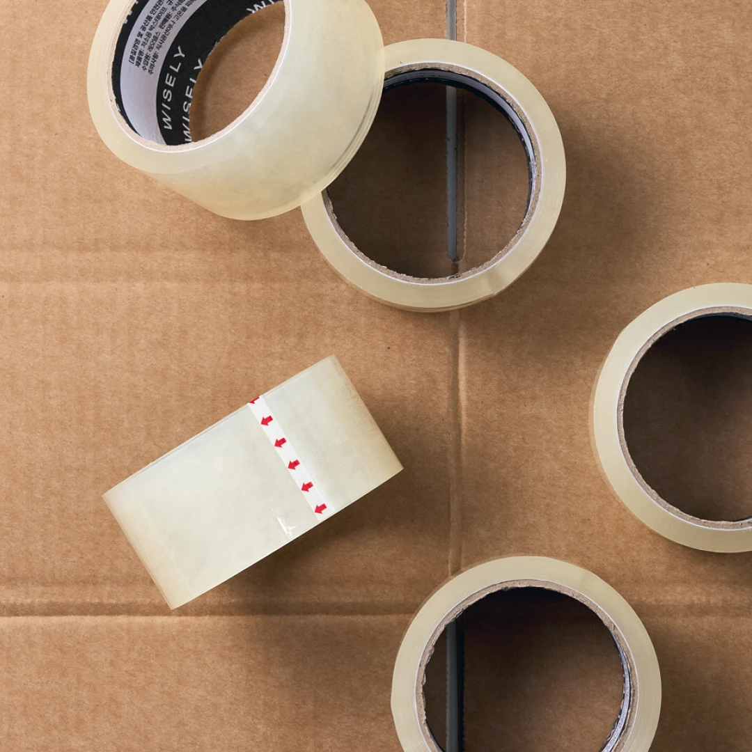 찍! 소리 안 나는 저소음 투명 박스테이프 5개입