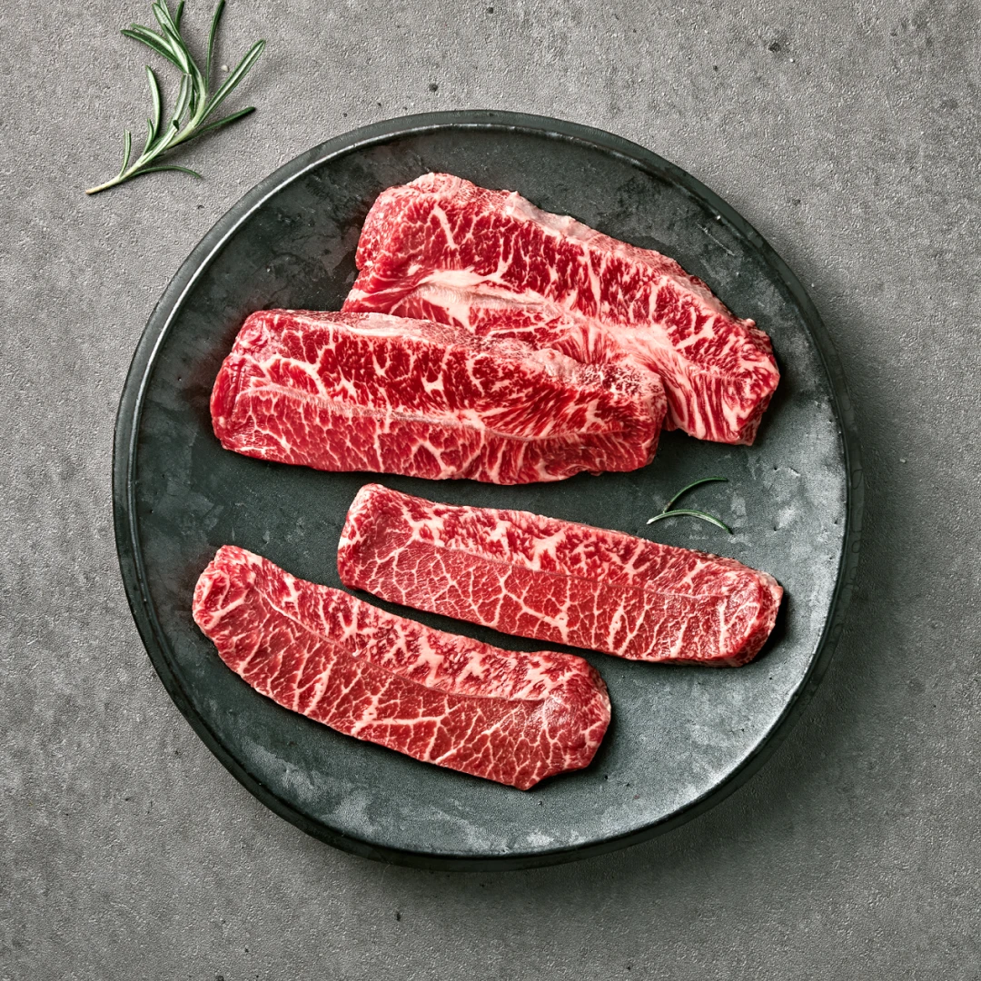 1++(8) 한우 부채살 구이용 300gㅣ화,금 16시 입고