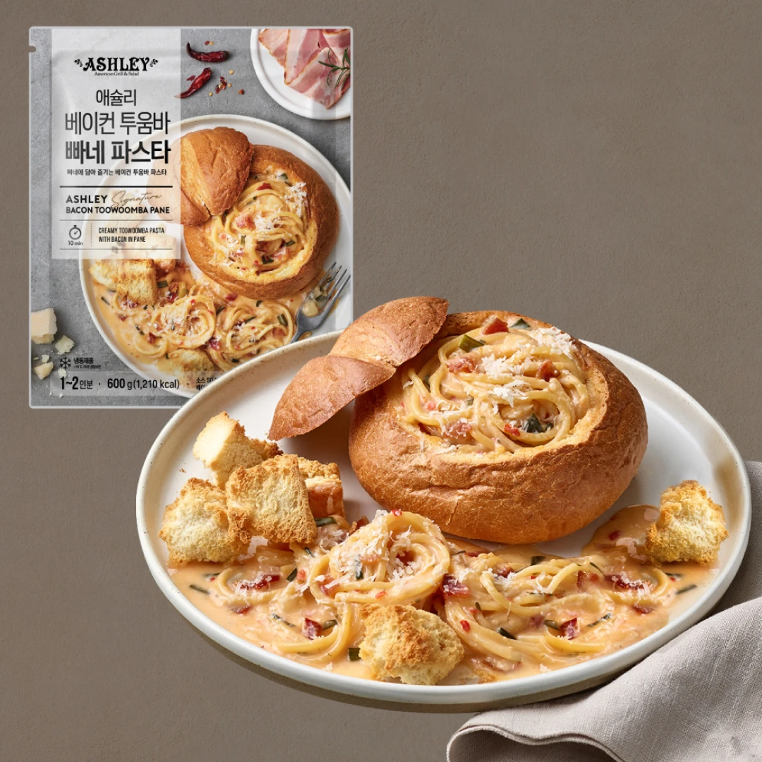 [애슐리] 베이컨 투움바 빠네 파스타 600g