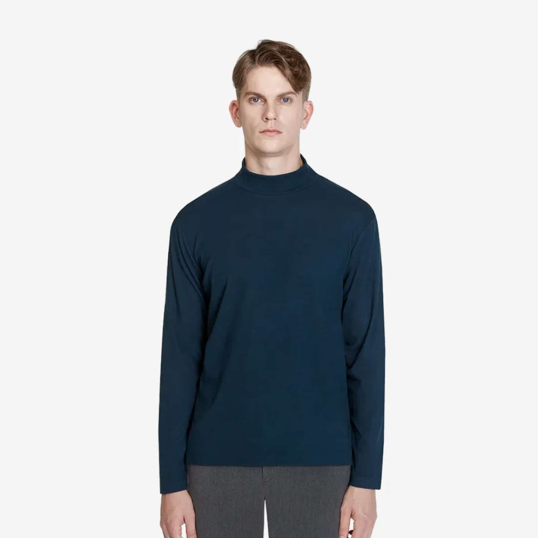 테슬라 남성 기모 목폴라 폴라티 목티 터틀넥 티셔츠 TM-YUT45